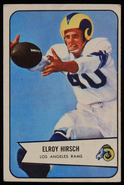1954 Elroy Hirsch Los Angeles Rams Bowman Trading Card #32