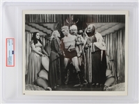 1930s Buster Crabbie Flash Gordon 8x10 Black and Photo (Type II) (PSA Slabbed)