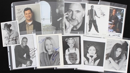 Autographed 3x5, 5x7, and 8x10 Photos featuring Robin Williams, Dave Thomas, Tommy Chong, Tara Strong, Tommy Hilfiger, Heidi Fliess, Wayne Brady and More (Lot of 46)