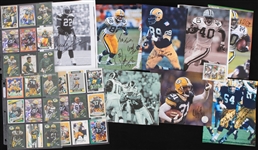 1980s-2000s Autographed Green Bay Packer Trading Cards and Photos Featuring Greg Jennings, AJ Hawk, Don Beebe, Ahman Green, Donald Driver, Mark Chmura, Lindy Infante, and More (Lot of 250+)