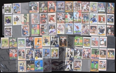 2000s Autographed Baseball Trading Cards Featuring Barry Zito Oakland Athletics, Dusty Baker Chicago Cubs, Billy Wagner Houston Astros, Travis Hafner Cleveland Indians, Bartolo Colon Montreal...