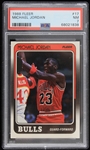 1988 Michael Jordan Chicago Bulls Fleer Trading Card #17 (PSA Slabbed)