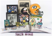 1960s-2000s Green Bay Packers Signed Helmet & Photos, Super Bowl Patches & more (Lot of 45+)