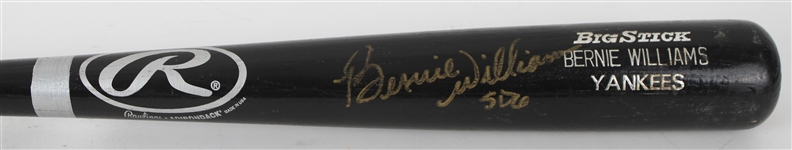 1997 Bernie Williams New York Yankees Signed Rawlings Adirondack Professional Model Game Used Bat (MEARS A9.5 & PSA/DNA GU 9.5 & *Full JSA Letter*)