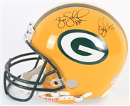 1998 Doug Pederson Adam Timmerman Bill Schroeder Green Bay Packers Signed Super Bowl XXXII Full Size Helmet (JSA)