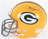 2000's Bart Starr Paul Hornung Green Bay Packers Signed Full Size Helmet (JSA)