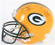 2000s Green Bay Packers Multi Signed Display Helmet w/ 7 Signatures Including Jerry Kramer, Dave Robinson, Gilbert Brown & More (JSA)