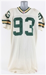 1997 Gilbert Brown Green Bay Packers Signed Game Worn Road Jersey (MEARS A10/JSA)