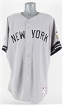 2008 Kyle Farnsworth/Phil Coke New York Yankees Game Worn Road Jersey w/ All Star Game & Yankee Stadium Patches Plus Phil Rizzuto Memorial Armband (MEARS LOA/JSA)