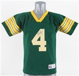 1990s Brett Favre Green Bay Packers Signed Youth Jersey (JSA)