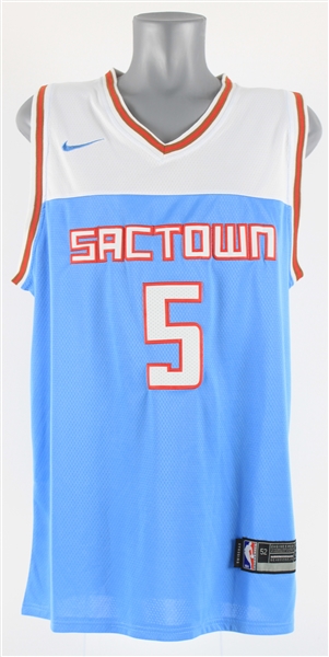2018-19 DeAaron Fox Sacramento Kings Signed Jersey (*JSA*)