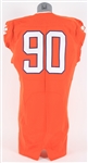 2015 Shaq Lawson Clemson Tigers Game Worn Home Jersey (MEARS LOA/Fanatics)