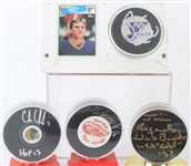 1980's-90's Signed Hockey Puck Collection - Lot of 23 w/ & More (JSA)