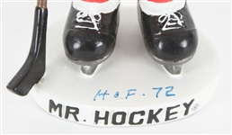2000's Gordie Howe Detroit Red Wings Signed 8 Mr. Hockey Bobblehead (JSA)