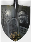 2000's Gilbert Brown Green Bay Packers Signed Custom Painted Gravedigger Shovel & 20 x 24 Framed Photo - Lot of 2 (JSA)