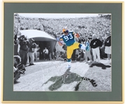 2000's Gilbert Brown Green Bay Packers Signed Custom Painted Gravedigger Shovel & 20 x 24 Framed Photo - Lot of 2 (JSA)