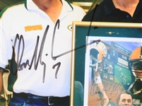 2000's Don Majkowski Green Bay Packers Signed 22 x 30 After Further Review...Touchdown Lithograph (JSA)