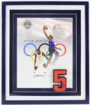 2010s Kevin Durant USA Basketball 24" x 29" x 3" Shadow Box Display w/ Signed Numeral (*JSA*)