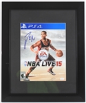 2015 Damian Lillard Portland Trail Blazers Signed 19" x 24" Framed NBA Live 15 Cover Blow Up (*JSA*)