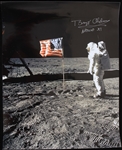 2000s Buzz Aldrin Apollo XI Astronaut Signed 16" x 20" Photo (JSA)