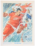 1950s-2000s Gordie Howe Detroit Red Wings Lot of 60+  Pennants, Steins, Glassware, Pucks, Lamp, Photos and More