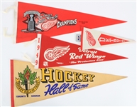 1950's-2000's Gordie Howe Detroit Red Wings Lot of 60+  Pennants, Steins, Glassware, Pucks, Lamp, Photos and More