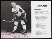 1950's-2000's Gordie Howe Detroit Red Wings Lot of 60+  Pennants, Steins, Glassware, Pucks, Lamp, Photos and More