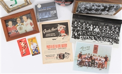 1970's-2000's Gordie Howe Detroit Red Wings Memorabilia Collection - Lot of 12