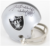 1990s Fred Biletnikoff Oakland Raiders Signed Mini Helmet (JSA)