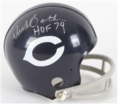 1980s Dick Butkus Chicago Bears Signed Mini Helmet (JSA)