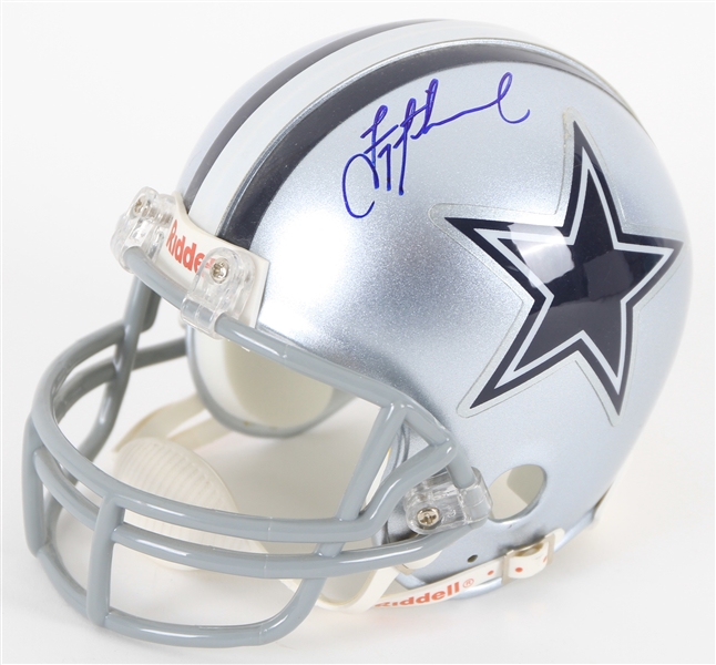 2000s Troy Aikman Dallas Cowboys Signed Mini Helmet (JSA)