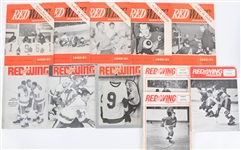 1960's-70s Gordie Howe Detroit Red Wings Houston Aeroes New England Whalers Program Collection - Lot of 65
