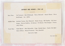 1961-62 Detroit Red Wings 30 Full Size Team Photo Pennant