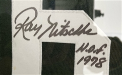 1990s Ray Nitschke Green Bay Packers Super Bowl I Signed Framed 35 x46 Throwback Jersey (JSA)