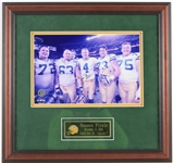 2006 Brett Favre Green Bay Packers Signed Season Finale 18x18 Framed Photo (Brett Favre Hologram)