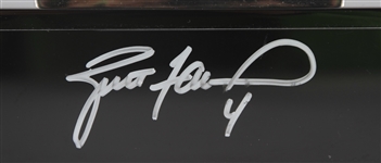 1997 Brett Favre Green Bay Packers Signed 9x17 Vince Lombardi Super Bowl XXXI Trophy (Brett Favre Hologram) 