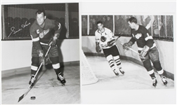 1946-1980 Gordie Howe Detroit Red Wings Autographed 11x14 Black and White Photo (JSA)