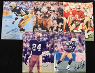1960s-1990s Barry Sanders, Jim Brown, Herb Adderley, Willie Wood and more Signed 8x10 Photos (Lot of 13) (JSA)