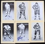 1950s-1960s Detroit Red Wings Autographed 3x5 and 5x7 Photos Featuring Marcel Bonin Metro Prystai Johnny Wilson Gordie Howe and More (Lot of 16) (JSA)