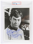 1960s DeForest Kelley Star Trek Autographed Black and White 8x10 Photo (PSA Slabbed)