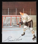 1966-67 Gordie Howe Detroit Red Wings 6x7 Color Photo From Post Cereal
