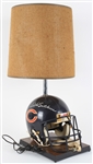 1970s Dick Butkus Gary Fencik Chicago Bears Signed Full Size Football Helmet Lamp (JSA)