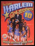 2004 Mannie Jackson Harlem Globetrotters Autographed Program and More (Lot of 2) (JSA)