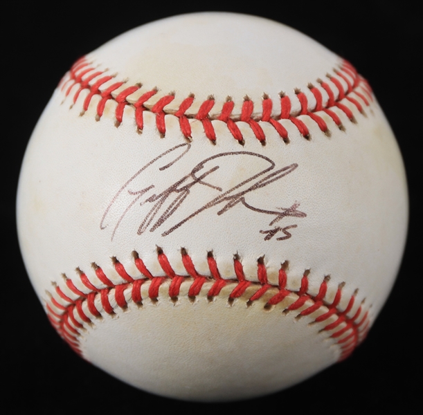 1998-99 Geoff Jenkins Milwaukee Brewers Signed ONL Coleman Baseball (JSA)