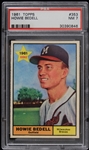 1961 Howie Bedell Milwaukee Braves Topps Baseball Trading Card (PSA Slabbed NM 7)