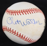 1995-99 Chet Walker Chicago Bulls Signed ONL Coleman Baseball (JSA)