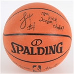 2018-22 Lonnie Walker IV San Antonio Spurs Signed Basketball (*JSA*) 