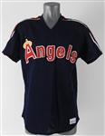 1984-90 California Angels #74 Batting Practice Jersey (MEARS LOA)