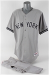 2011 New York Yankees Road Uniform (MEARS LOA)