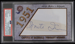 2019 Monte Irvin New York Giants Chicago Cubs Historic Autographs Capitol of Baseball Autograph Cut (PSA Slabbed)